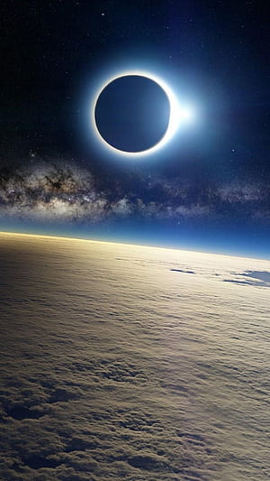 Solar Eclipse, phone, The Eclipse, HD phone wallpaper