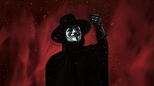 V For Vendetta 2026, anonymus, hacker, computer, deviantart, HD wallpaper
