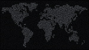 Programming World Map, code, computer, programming, syntax, map, HD wallpaper