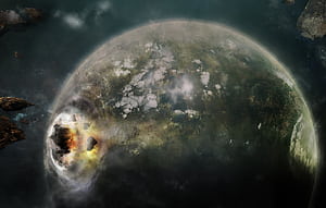 Earth Exploding, HD wallpaper