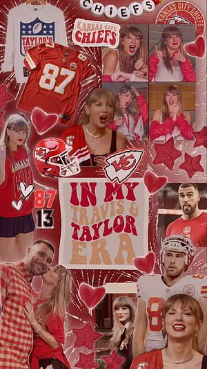 taylor swift and travis kelce aesthetic, HD phone wallpaper