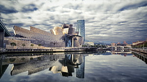 Building, Reflection, HD wallpaper