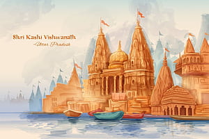 Shri Kashi Vishwanath Painting for Wall®, Kashi Vishwanath Temple, HD wallpaper