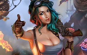 Steampunk, Sci Fi, HD wallpaper