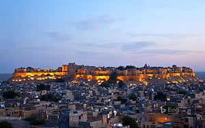 Jaisalmer Fort in Rajasthan, India, HD wallpaper