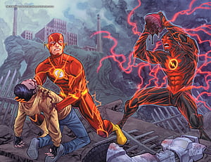 Comic, Flash, HD wallpaper