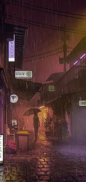 For you rain lovers out there, Lofi Rainy, HD phone wallpaper
