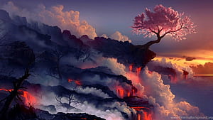 High Resolution Amazing Fantasy Landscape 30 Full. Background, HD wallpaper