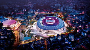 Spotify Camp Nou , Barcelona, Stadium, FC Barcelona, HD wallpaper