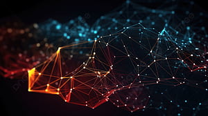 Complex Computer Network On Black, Black Networking, HD wallpaper