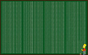 Bart Computer, HD wallpaper