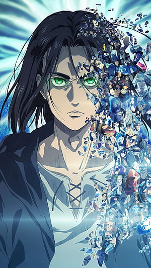 Eren Attack on Titan Final Season 2 iPhone Phone e, Eren Yeager Season 4, HD phone wallpaper