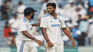 Washington Sundar throttles New Zealand after picking 7 wickets in Pune Test Economic Times, HD wallpaper