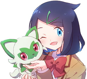 Liko & Sprigatito: Pokémon Horizons Anime Delight, HD wallpaper