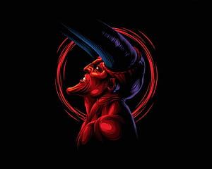 Devil iPhone, Devilish, HD wallpaper