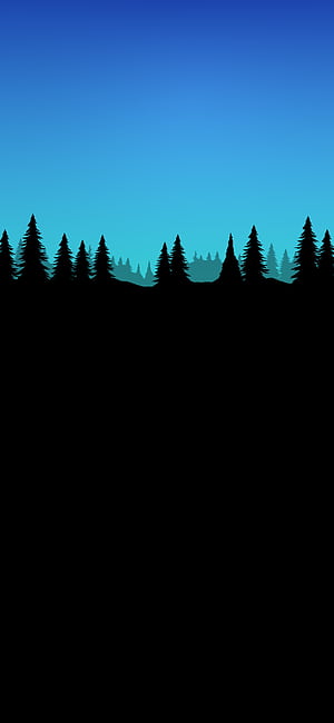Forest Oled, HD phone wallpaper