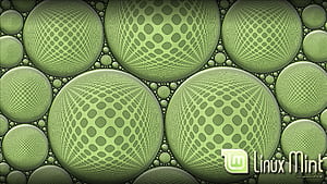 LinuxMint4, linux mint, fractal, HD wallpaper