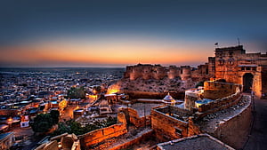 A Glimpse Into Rajasthan's History: The Majestic Jaisalmer Fort, HD wallpaper