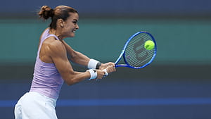 Maria Sakkari reaches Beijing Open second round, HD wallpaper