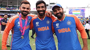 Indian Cricket Team for and for : Pics of Virat Kohli, Rohit Sharma and Men in Blue Cricketers After ICC T20 World Cup 2024 Title Victory, HD wallpaper
