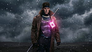 Gambit Charged And Charming, gambit, superheroes, artwork, art, digital-art, HD wallpaper