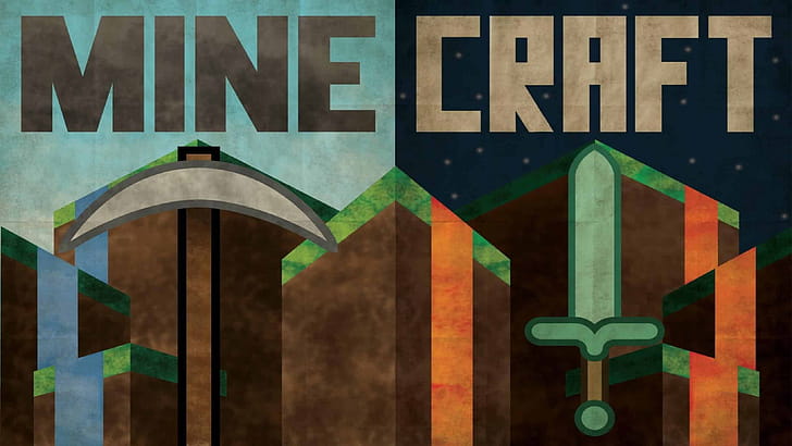 Minecraft Poster, HD wallpaper