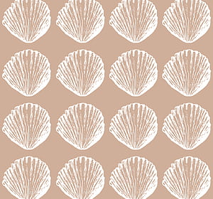 Shell pattern beige, HD wallpaper