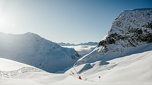 Skiing in a new dimension, Ski Slopes, HD wallpaper
