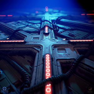 Sci Fi Interior Paneling, HD phone wallpaper