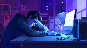 Developer, Programmer, Coding, Cartoon Coding, HD wallpaper