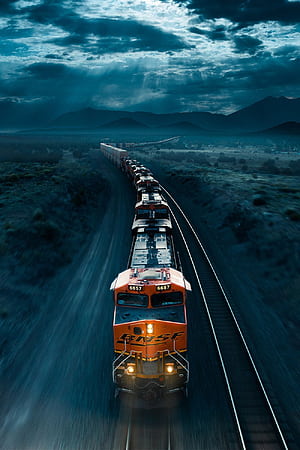 Train, Cargo Train, HD phone wallpaper