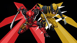 Deadpool & Wolverine, HD wallpaper
