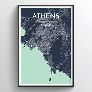 Greece Map, HD phone wallpaper