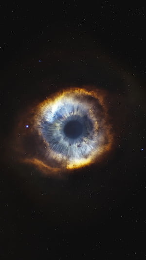 Helix, nebula, starry sky, eye, stars, galaxy,, Eye In The Sky, HD phone wallpaper