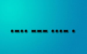 Morse Code, HD wallpaper