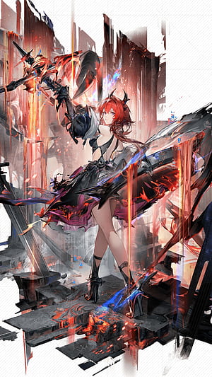 Arknights: Endfield Laevatain iPhone Phone c, HD phone wallpaper