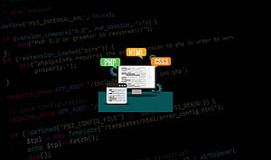 Programming Background Computer Monitor With PHP, HTML, CSS3, HTML Code, HD wallpaper