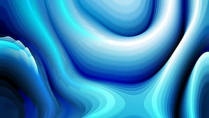 Abstract Blue Wave Background, Abstract Angled Waves, HD wallpaper