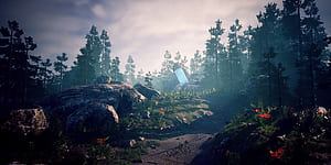 Sci Fi Forest, Sci-fi Forest, HD wallpaper