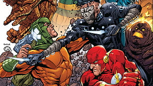 Comic, Flash, HD wallpaper