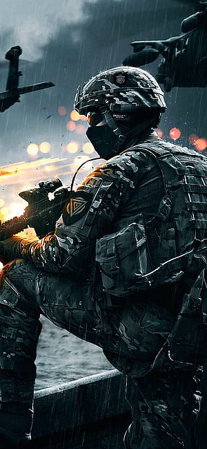 Battlefield 4 Soldier iPhone, phone, Soldiers, HD phone wallpaper