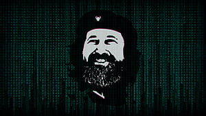 illustration, Linux, The Matrix, Software, GNU, Richard Stallman, darkness, computer , album cover, facial hair Gallery, HD wallpaper