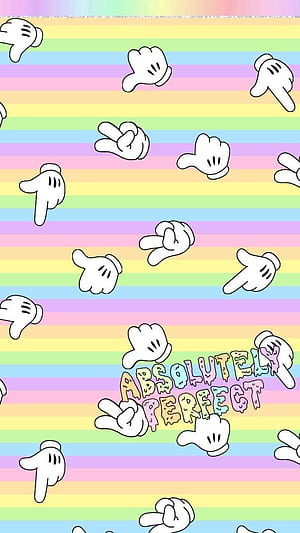 Rainbow Mickey Mouse, HD phone wallpaper