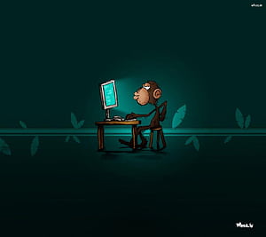 Computer User, HD wallpaper