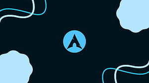 Linux Arch Dark , arch-linux, linux, computer, dark, HD wallpaper