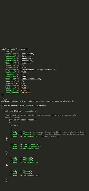 Codingan localhost. Coding, Mahasiswa, Nama, HD phone wallpaper