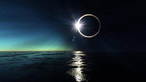 Nature Solar Eclipse, The Eclipse, HD wallpaper