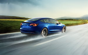 2022 Tesla Model 3, HD wallpaper