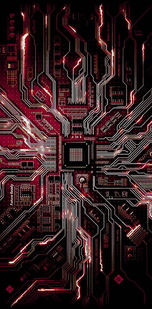 Hacker Red, HD phone wallpaper