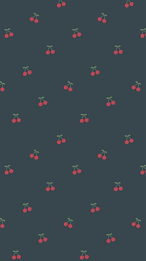 Cherry iPhone ., Cherry Pattern, HD phone wallpaper